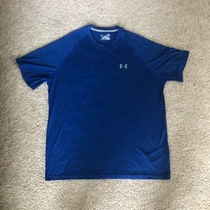 Blue Men’s Underarmour Exercise Tee Shirt